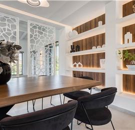 5 bedroom luxury seaside villa with indoor & outdoor pool, near Acharavi, sleeps 10